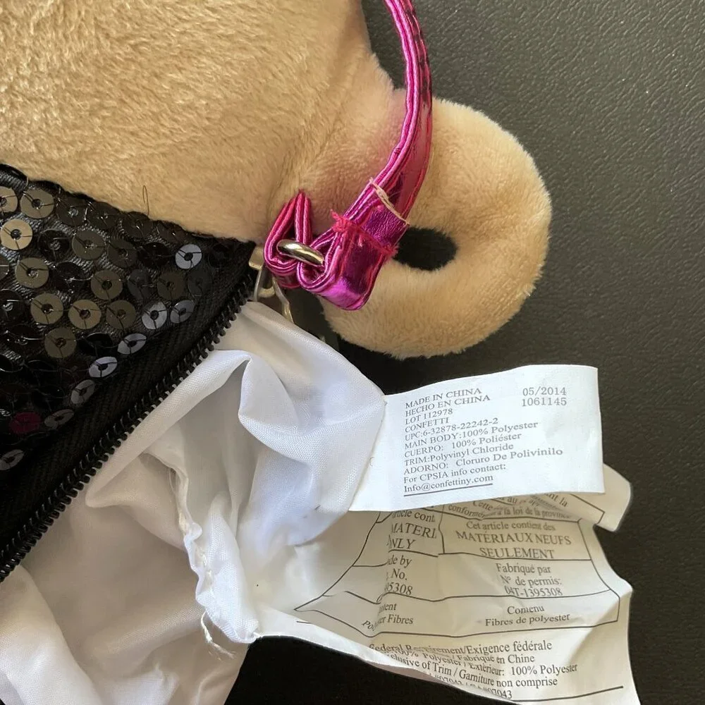 POOCHIE & CO PUG POOCH BLING PURSE